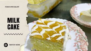 Tres laches cake|| 3 Milk vanilla cake|| milky caramel cake|| Turkish milk cake|| homemade cake