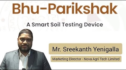 Bhu-Parikshak launch messages @AgroNxt @IIT Kanpur