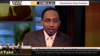 First Take -  Peyton Manning Breaks Touchdown Record