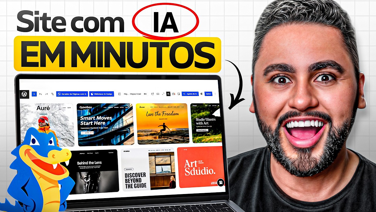 Criar Site do ZERO com IA em 2026 | Hospedagem Hostgator - YouTube