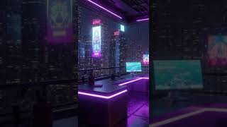 Hacker Room Vibes 💻 Cyberpunk Music for Coding &amp; Deep Focus #Shorts