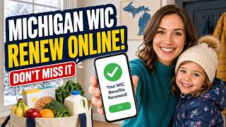 How to renew WIC benefits online in Michigan