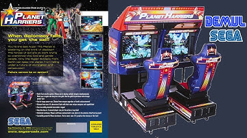 Planet Harriers (Arcade) - Longplay (Not 1cc) - Sega Hikaru (Demul WIP 29 Nov 2025)