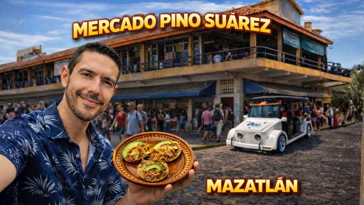 En el Mercado más famoso de MAZATLÁN: La comida Más BARATA y mucho por Ver