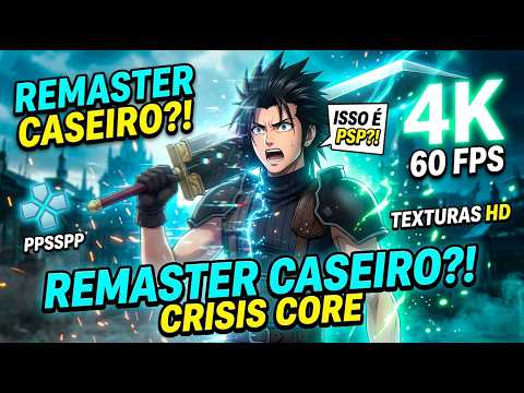 HOW TO configure CRISIS CORE FINAL FANTASY 7 on PPSSPP (4K, 60 FPS, HD TEXTURES)
