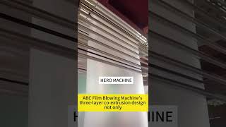ABC HDPE Three-Layer Co-Extrusion Film Blowing Machine#filmblowingmachine