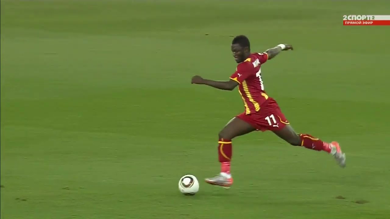 World Cup 2010  Uruguay Ghana  0 1  Suleyman Ali Sulley Muntari