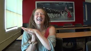 Sarah Hildebrandt at the U.S. Olympic & Paralympic Training Center preparing for 2022 Worlds