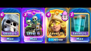 One Push = Game Over π Giant Skeleton Clone Deck