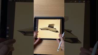 Procreate Technique for Drawing a Spaceship #procreate #tutorial