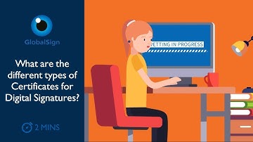 What are the different types of Certificates for Digital Signatures?