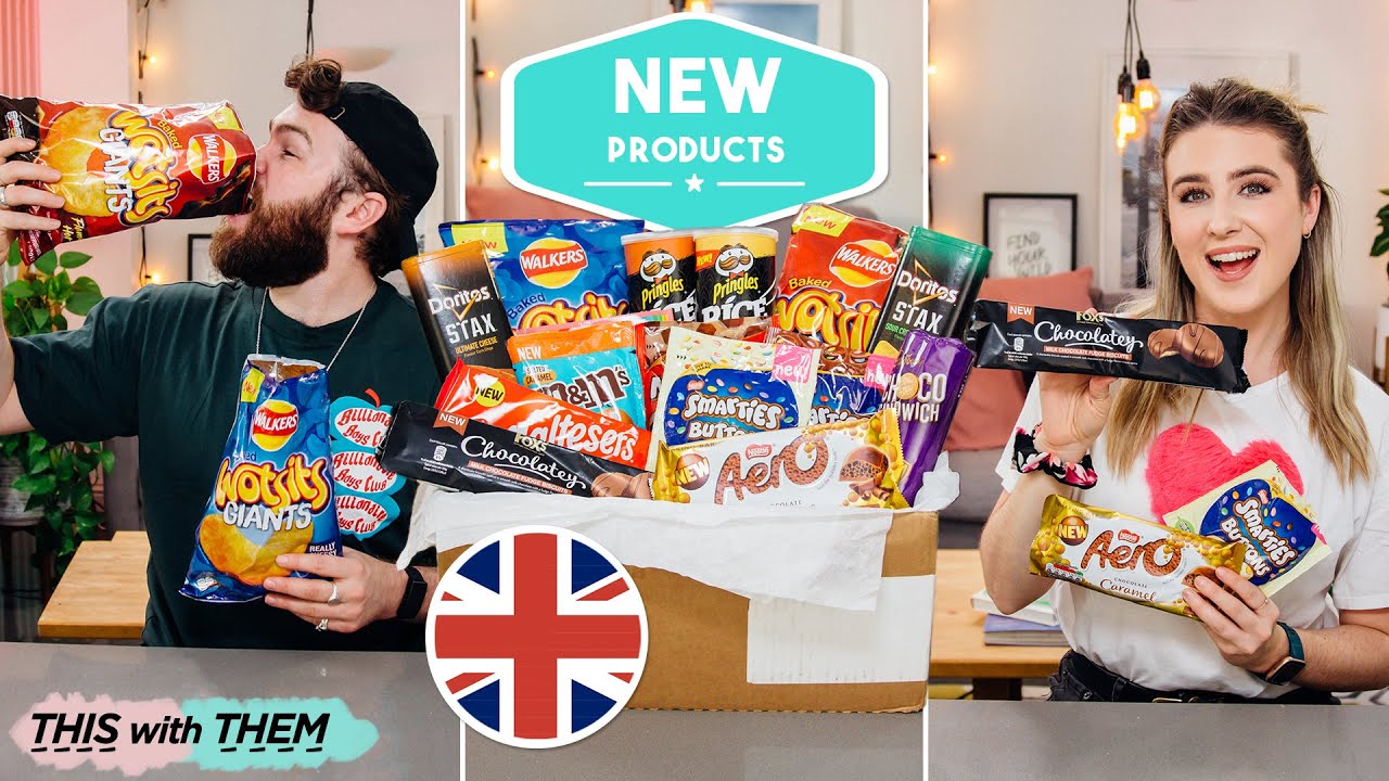 Trying *Brand New* British Snacks This With Them YouTube