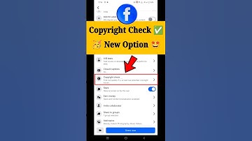 Facebook new option 💥। fb Reels का नया Copyright Check Option 📌 ।  नया अपडेट 2025 💥" #shorts