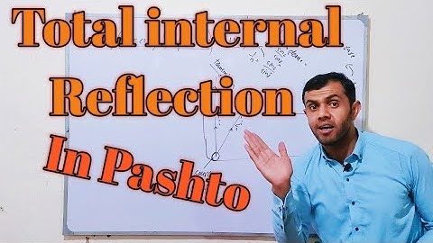 Total internal reflection#class 10th#chapter 3#geometrical optics#inpashto #by #momin #khan