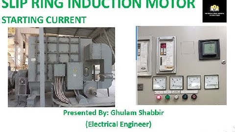 Wound Rotor Induction Motor l Starting Current l Slip ring Induction Motor #slipring induction