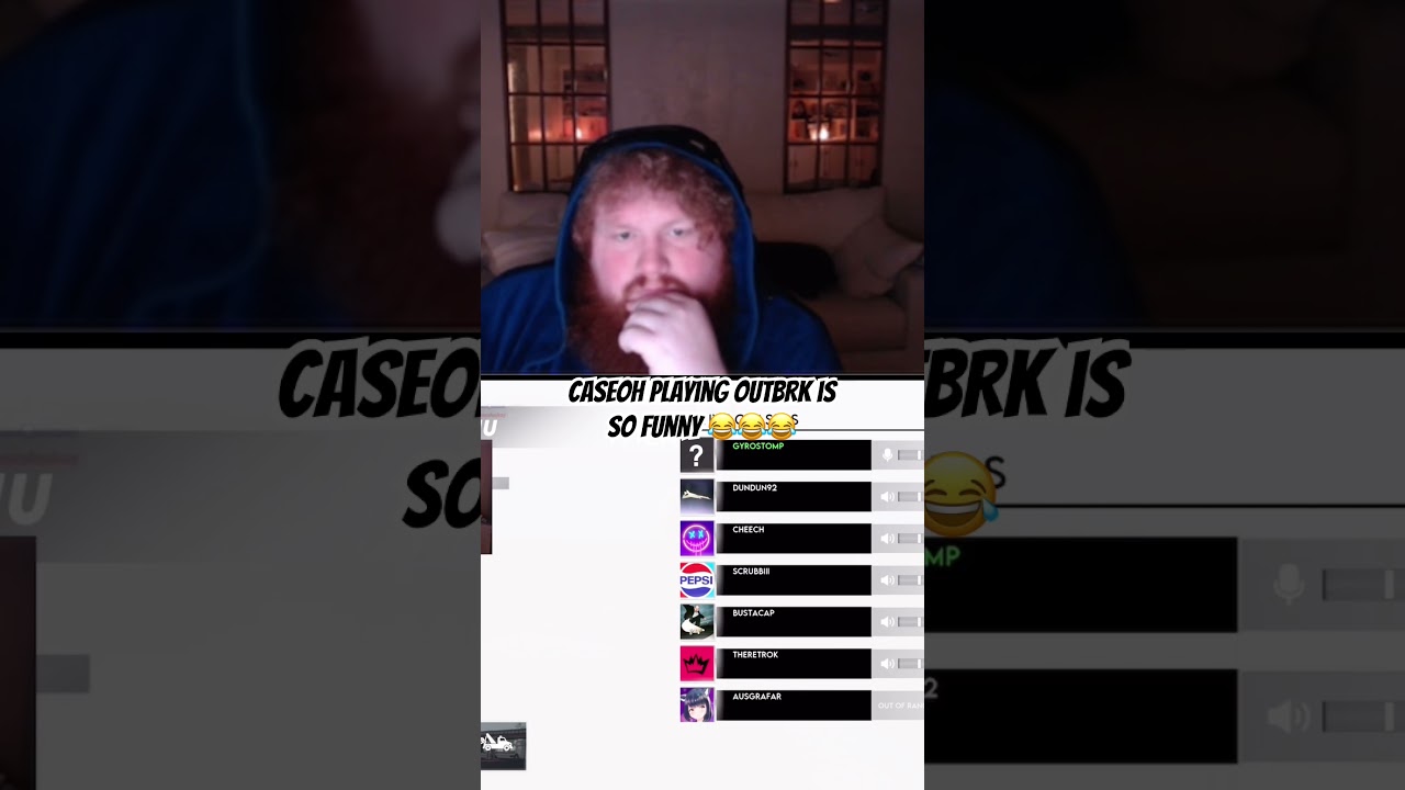 Caseoh playing OUTBRK is so funny 😂 #caseoh #clips #funny #caseohclips #tornado #twitch