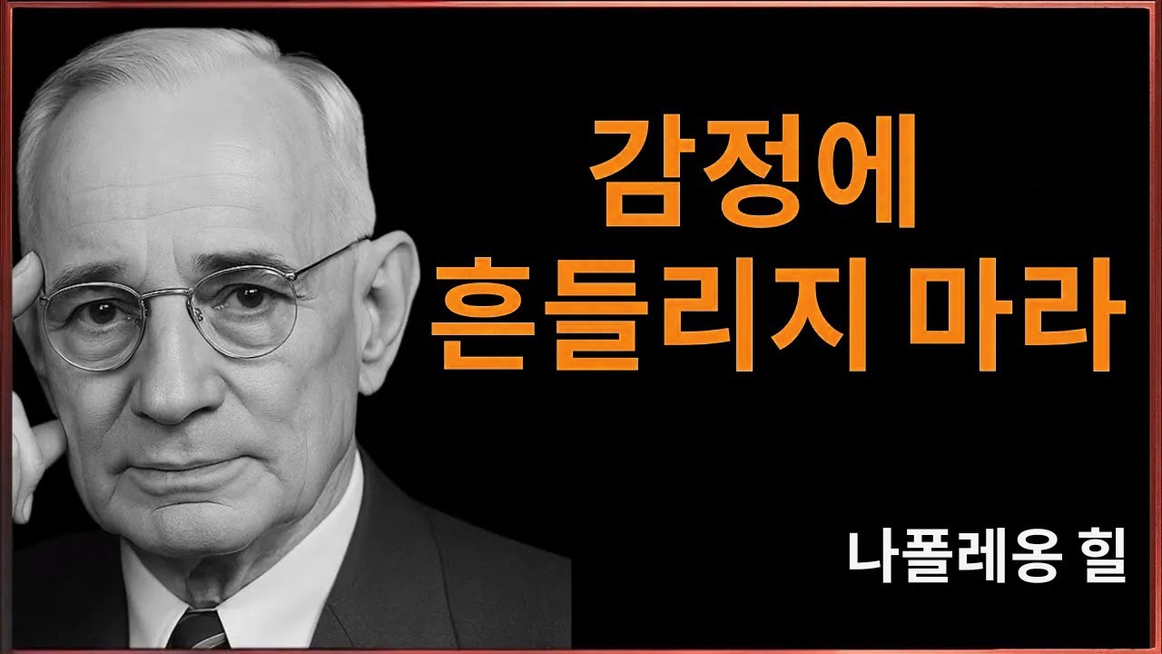 감정에 흔들리지 않는 사람 – 나폴레온 힐의 감정 통제 원리