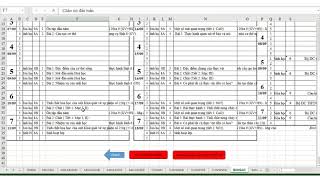 Chia sẻ cùng giáo viên | Giới thiệu hệ thống in lịch báo giảng tự động | Excel screenshot 5