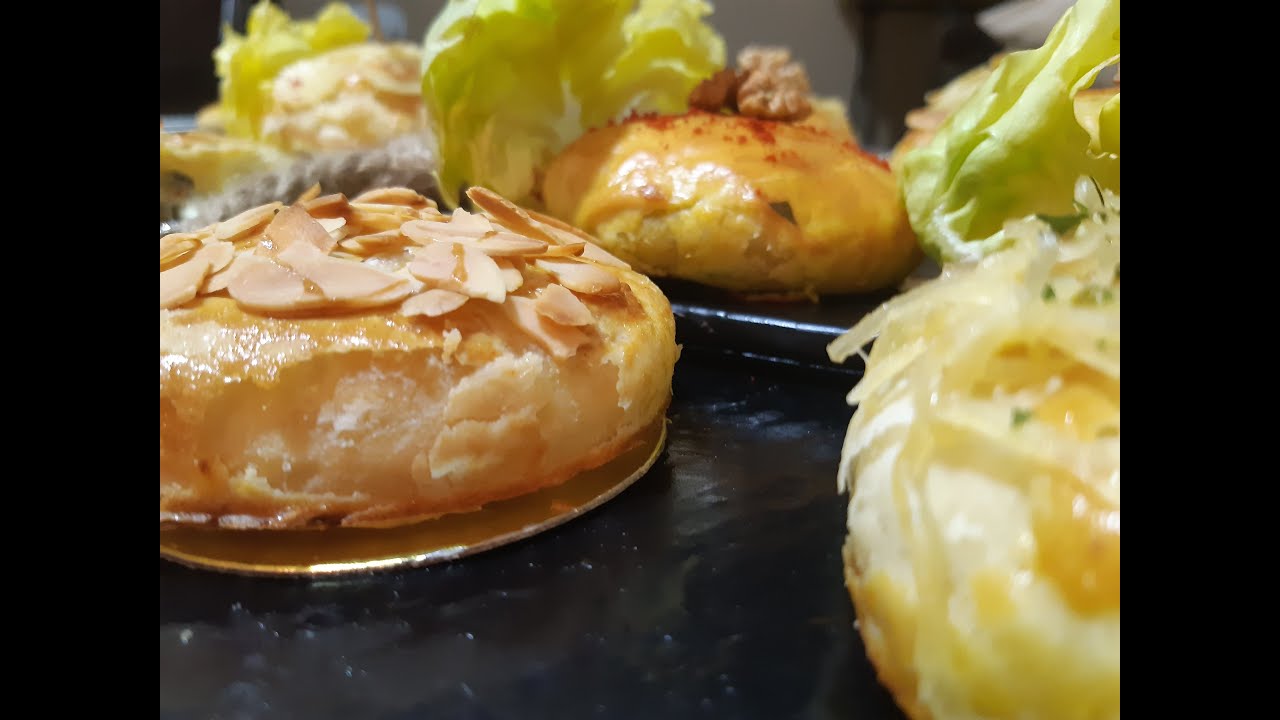 مسمن في الفرن بحشوة الجبن والكركاع والسبانيخ