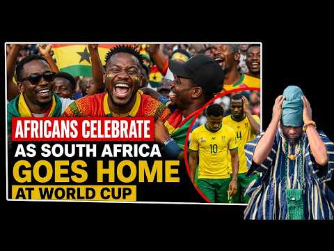 Africans Celebrate As SOUTH AFRICA Goes Home At WORLD CUP