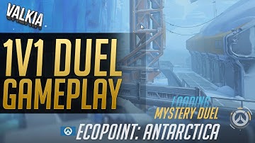 NEW! Overwatch Arcade 1v1 Mystery Duel First Gameplay Eco Point Antarctica || Valkia