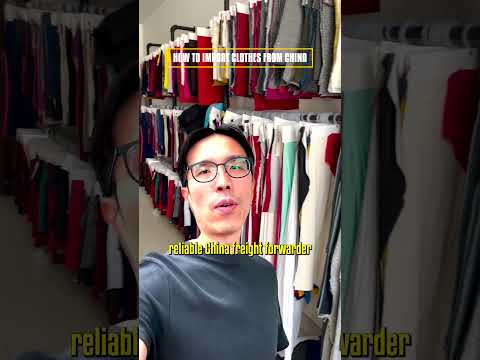 the EASIEST WAY to import CLOTHING from China
