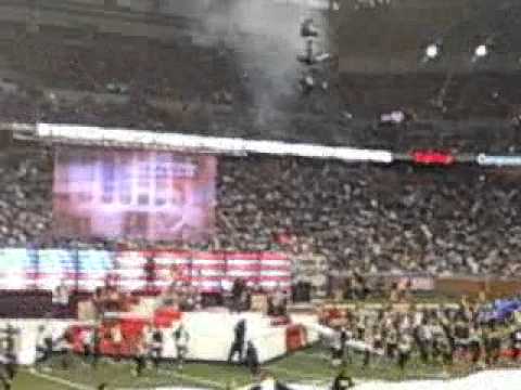Kid Rock at halftime in Detroit
