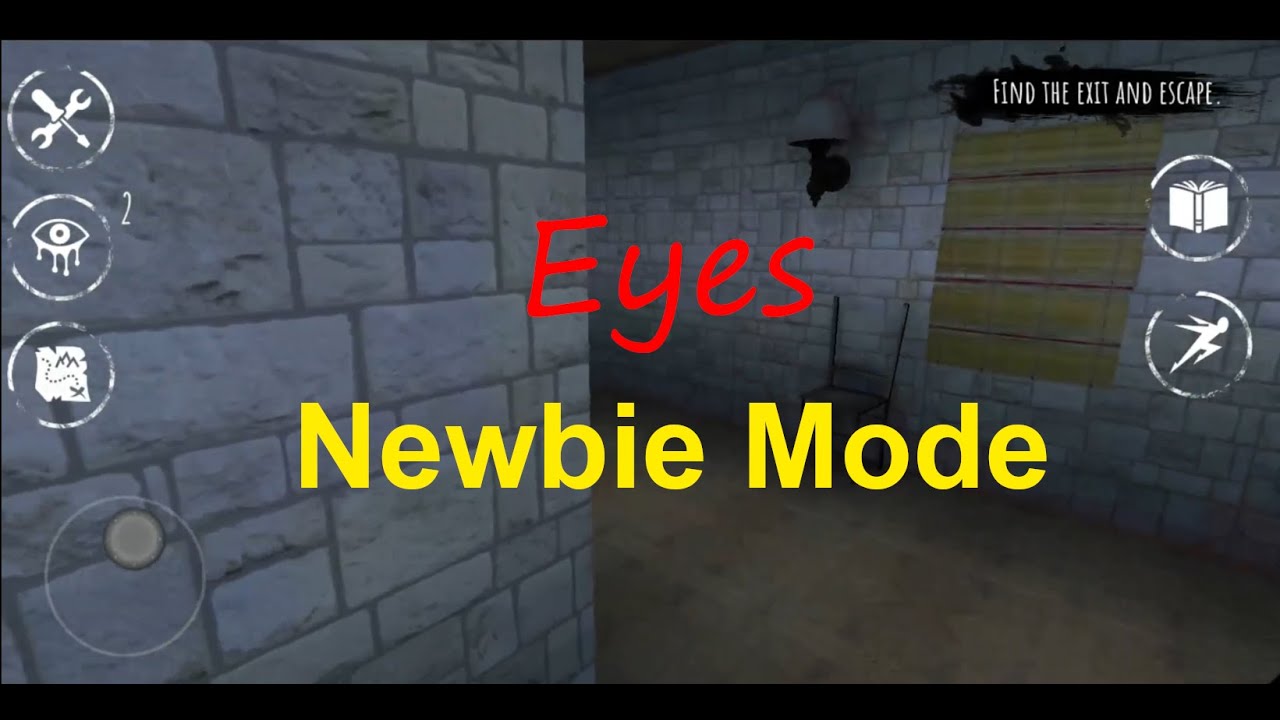 Eyes Horror & Coop Multiplayer, Speedrun (Newbie Mode) #game #fyp