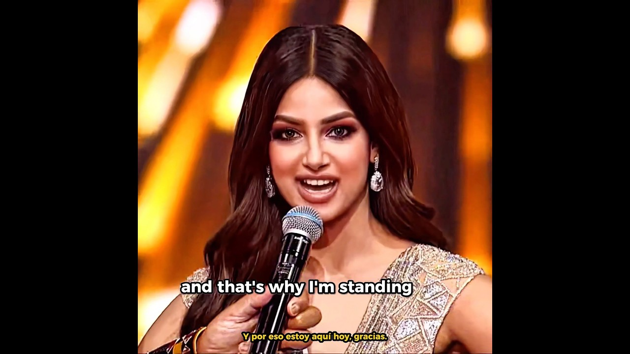 Harnaaz Sandhu’s Question at Top 3 Miss Universe 2021 🇮🇳✨