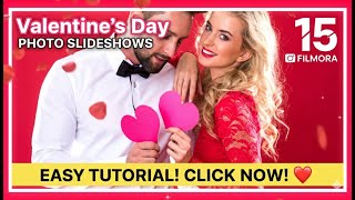 Valentine’s Day Photo Slideshow 💖 | Cinematic Love Story in Filmora 15 (Easy Tutorial) screenshot 2