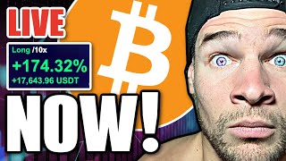 *BITCOIN* Happening NOW!! | EPIC knife Catch Long