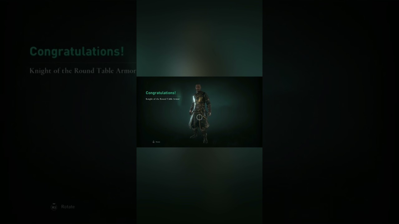 WEEKLY FREE ITEM KNIGHT of THE ROUND TABLE ARMOR IN ACValhalla 