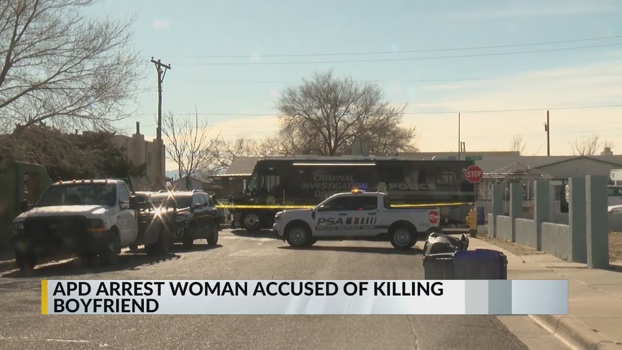 Albuquerque police arrest woman accused of killing her boyfriend - YouTube