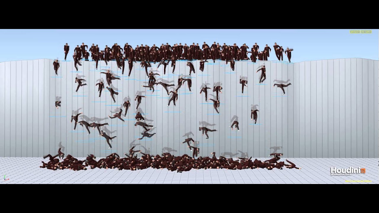 Houdini 15 Crowd Ragdoll Test - YouTube