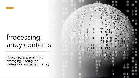 BeezMind C++ Programming - Processing array contents