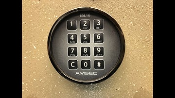 AMSEC ESL10 Operating Instructions | Includes combo change, penalty mode and other tips and tricks.