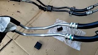 Jeep Compass Power Steering Return Line Hose Assembly Replacement Change 2014 and Similar Years