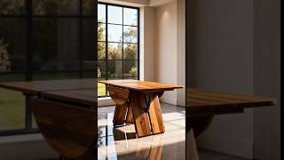 Transform Your Space with This Smart Table! | Foldable, Space-Saving Wooden Table