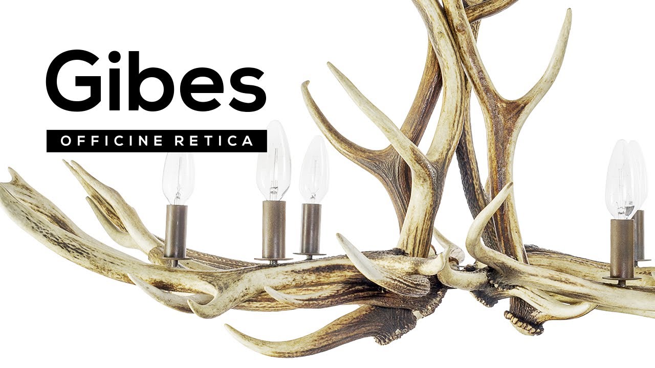 Making a chandelier with real deer antlers. - YouTube