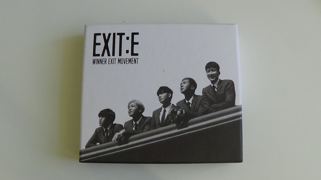 Unboxing WINNER 위너 1st Mini Album EXIT : E (Westminster Version)