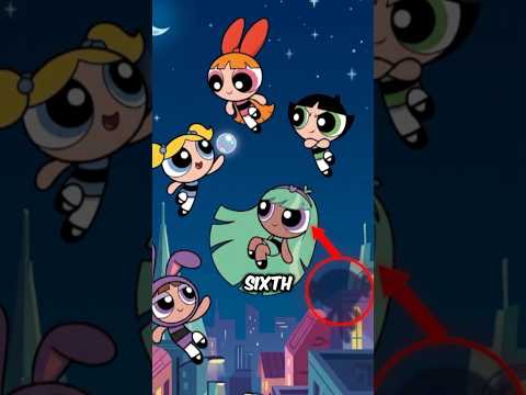 The PowerPuff Girl almost had a shocking sixth sister no one ever remembers...😐 #shorts