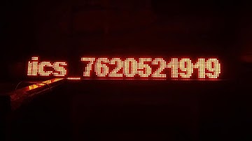 Bluetooth controlled Wireless Big LED Display