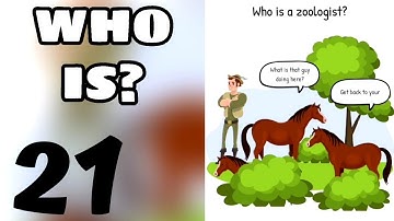 Who Is? Brain Teaser & Riddles || Gameplay Walkthrough || Level 201-210 || #21