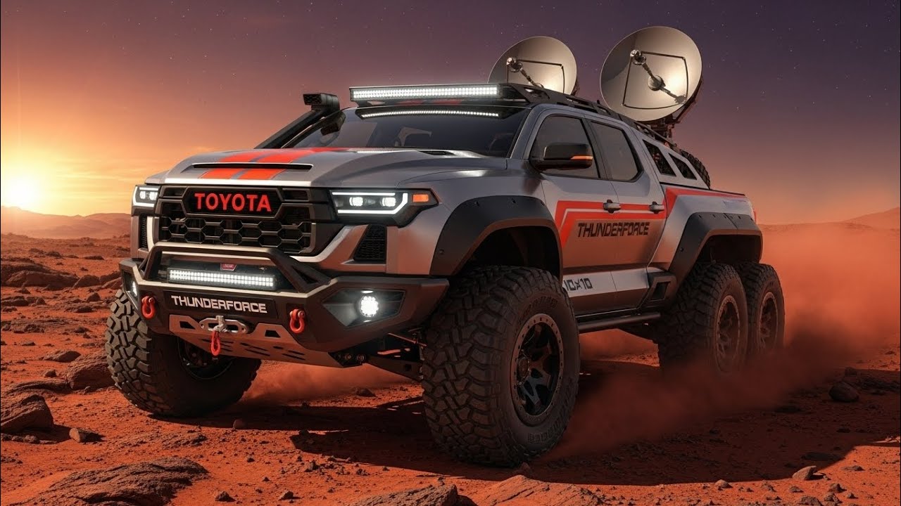 Toyota ThunderForce 10x10 2026 года — непревзойденный внедорожный мега-автомобиль