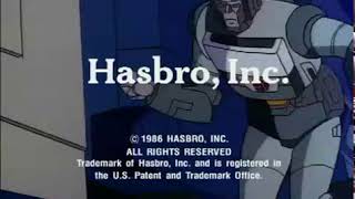 Claster Television Productions / Hasbro, Inc. (in-credit) / Sunbow/Marvel logos (1986)