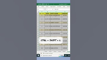 Filter in MS Excel - How To Filtering Data in Excel  #shorts #excel #excel_tips_and_tricks