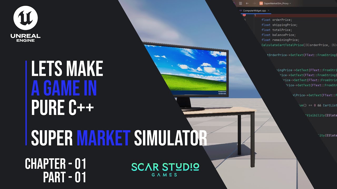 Unreal Engine Complete Game Series | C++ | Super Market Simulator ...