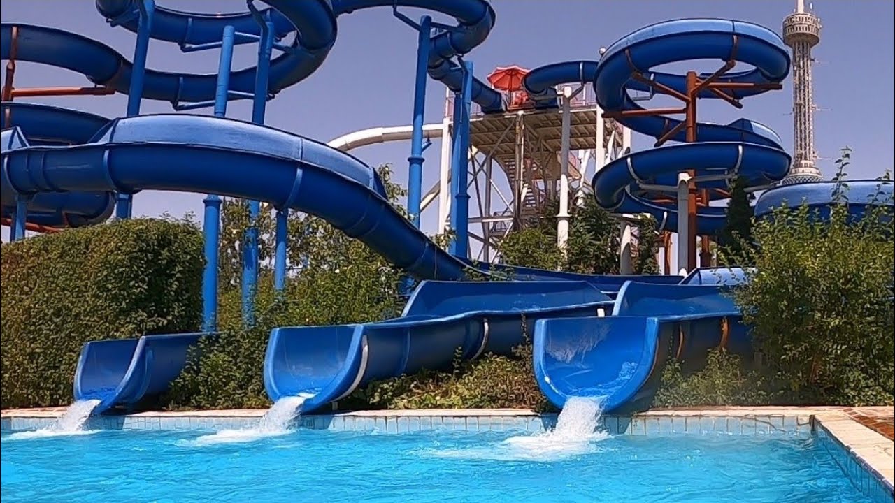Aquapark Watertube Waterslides in UZBEKISTAN YouTube