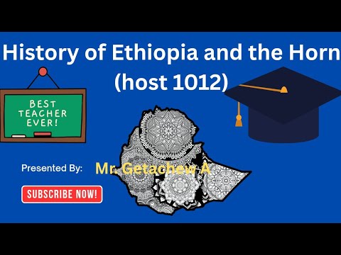 Ethiopia and horn 1800-1941 (freshman history) unit 6 part 1 - YouTube