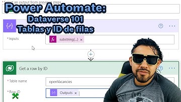 Power Automate: crear tabla en Dataverse e importar datos externos